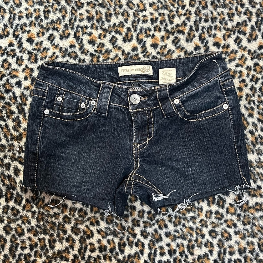Paris blues jean shorts